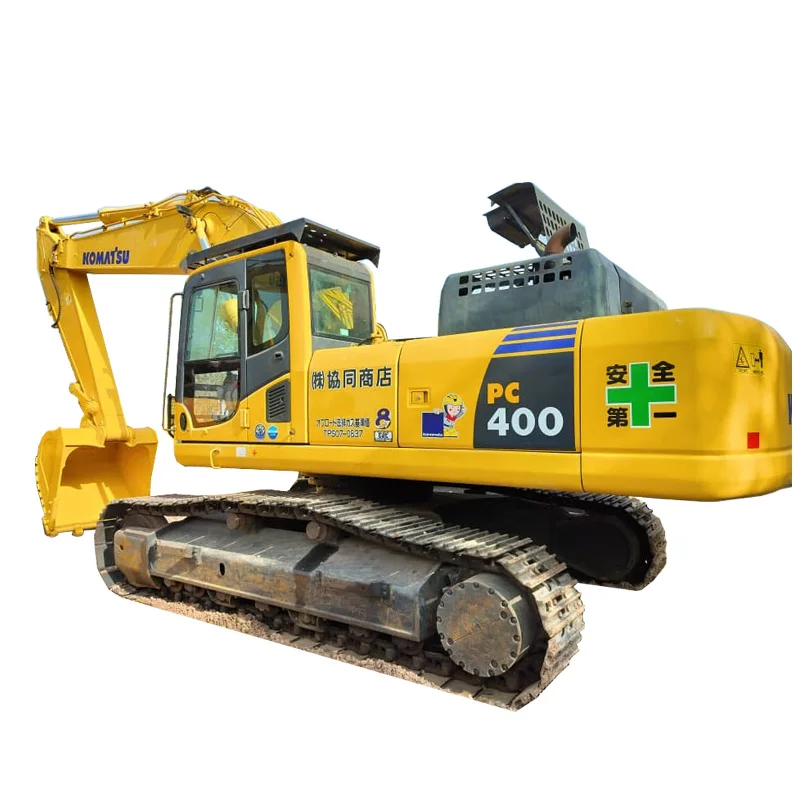 Pc400-7 komatsu Япония оригинальная дешевая цена 40 тонн тяжелый б/у экскаватор pc400 т в Шанхае