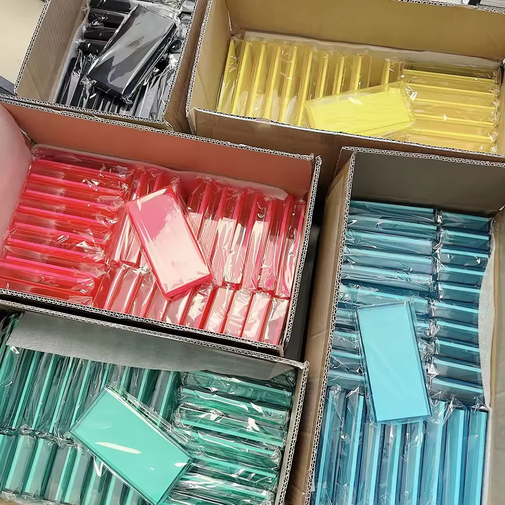 wholesale hello kitty cat butterfly magnetic lash pallet tile custom acrylic lash extension tile lash tiles with cover