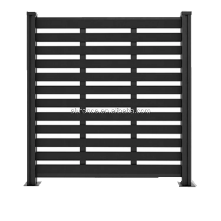 Customized Outdoor Metal  Handrail  stair Fitting Tubular Steel Railing Aluminum Railing System