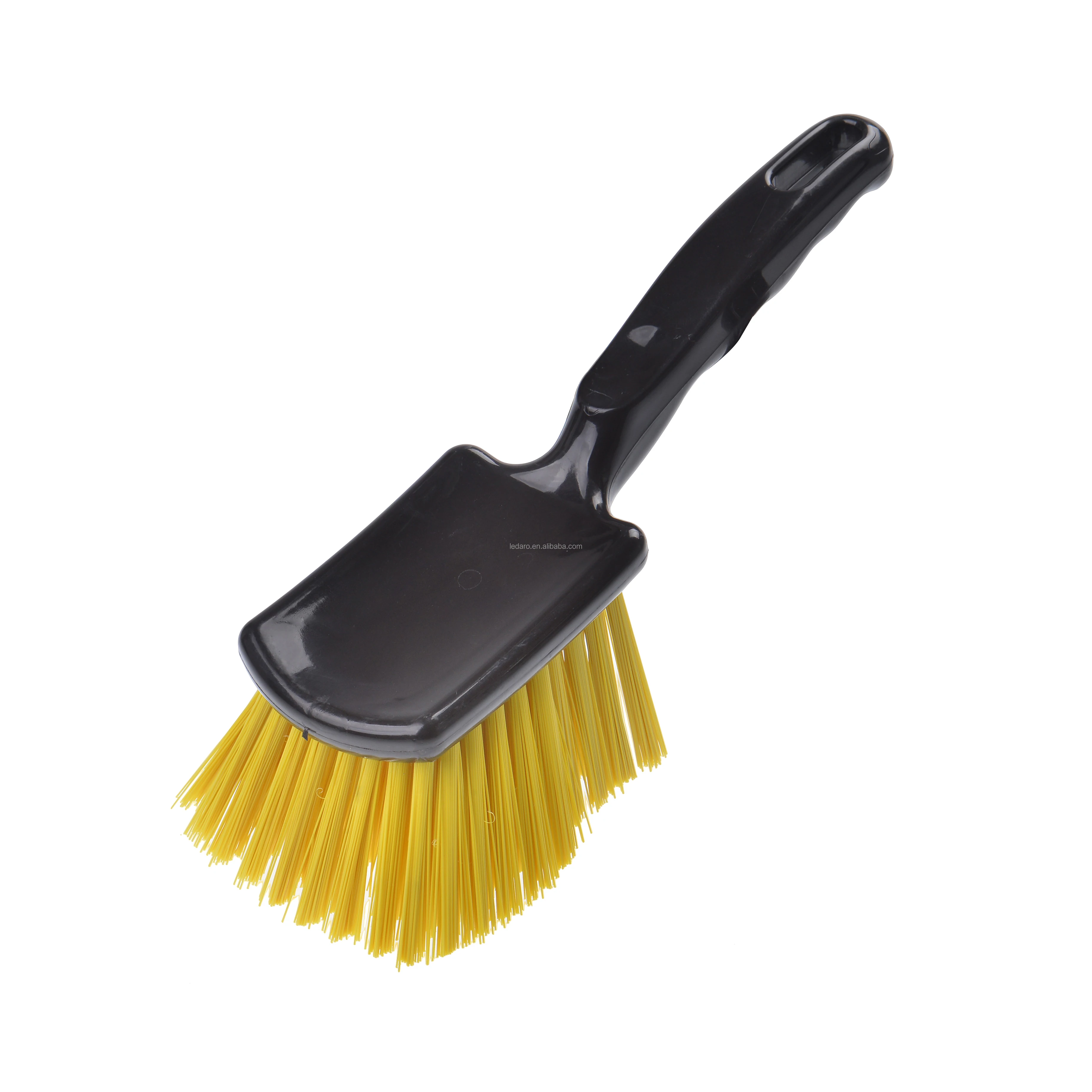 Drive Car Wheel Brush Ergonomic Grip with PP Handle for Tires and Wheels Cleaner Brush Ideal for Car, Pot, Desk etc.