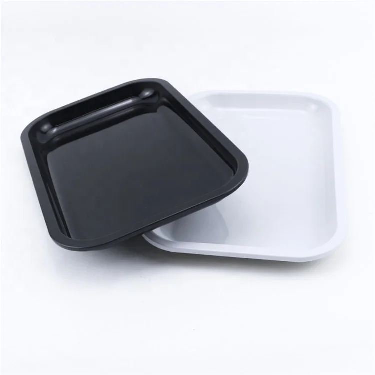 Top Sale Custom 275*175mm Rolling Paper Smoking Accessories Tobacco Grinder Kit Metal Rolling Tray With Magnetic Lid