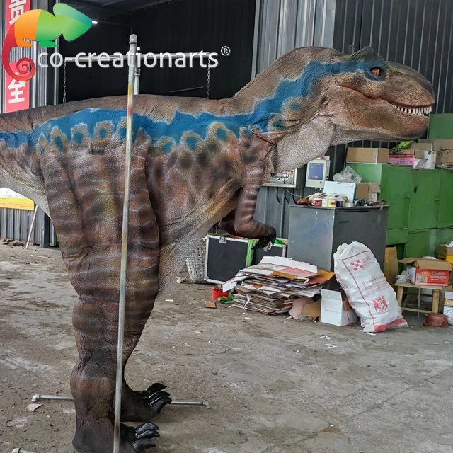 Jurassic theme park decoration simulation walking dinosaur costume