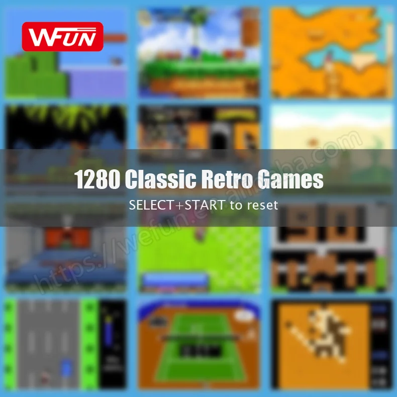 NEW Game Station P5 Retro Wireless Handheld TV Video Console Build In 1280 Games for NES Retro Game Console Support Av Out