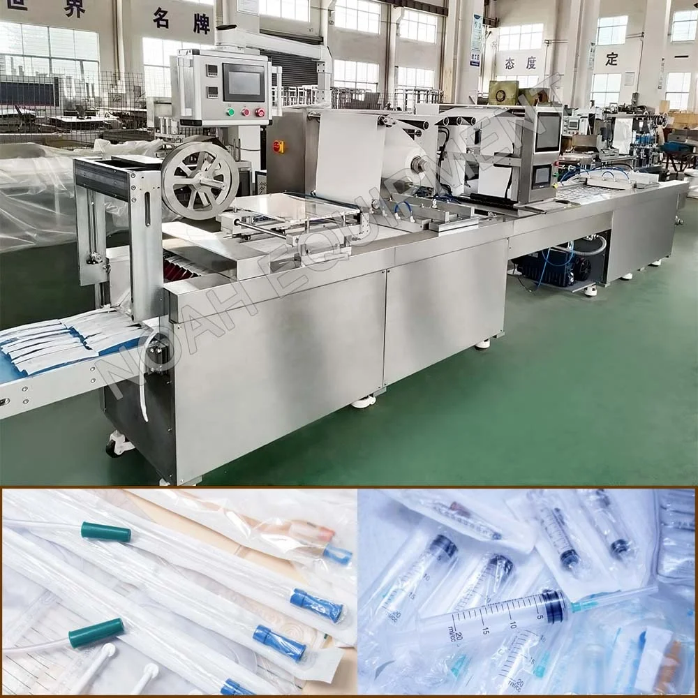 DPB-420 Pharmaceutical syringe automatic blister paper packaging machine