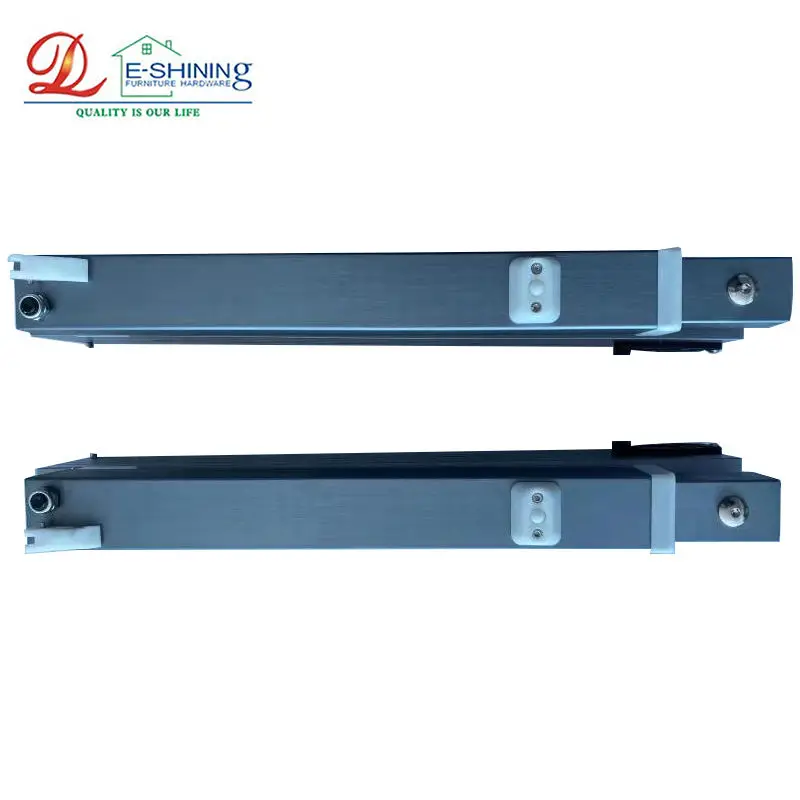 Cabinet Accessories telescopic hydraulic soft close slide full extension drawer channel slide push to open slide rail