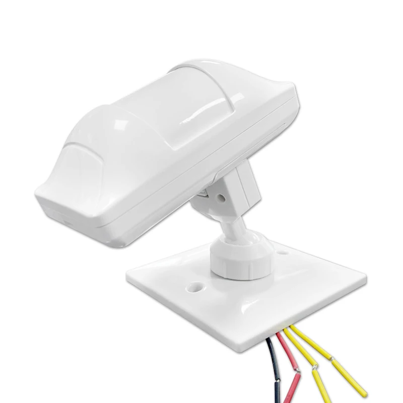 Infrared Motion Detector PIR Domestic active infrared motion detector white Outdoor and indoor anti-theft detector