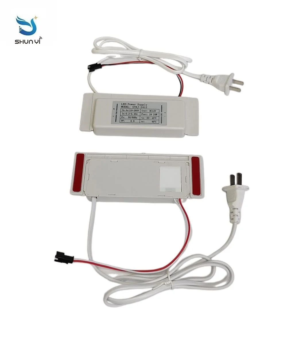 Factory Hot Sale Wholesale  Dimming Lde Monochrome Tricolor 24W Capacitive Touch Sensor Switch For Smart Mirror Anti Fog