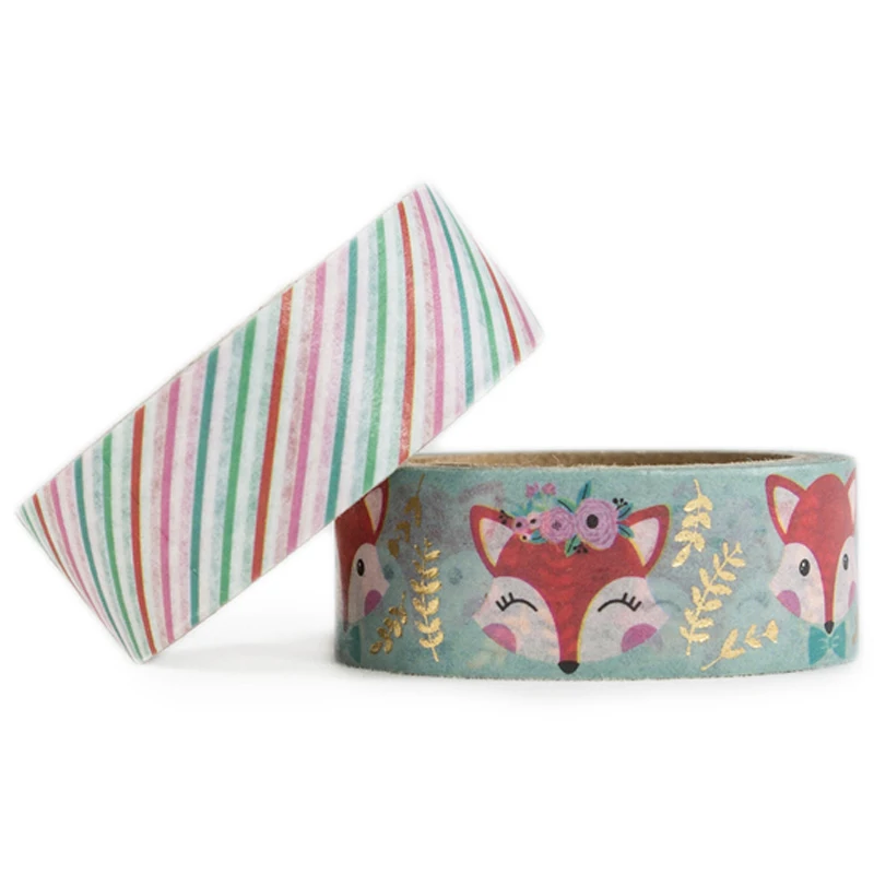  Новейшая американская Милая Роскошная бумажная лента Kawaii Washi детские школьные канцелярские товары с
