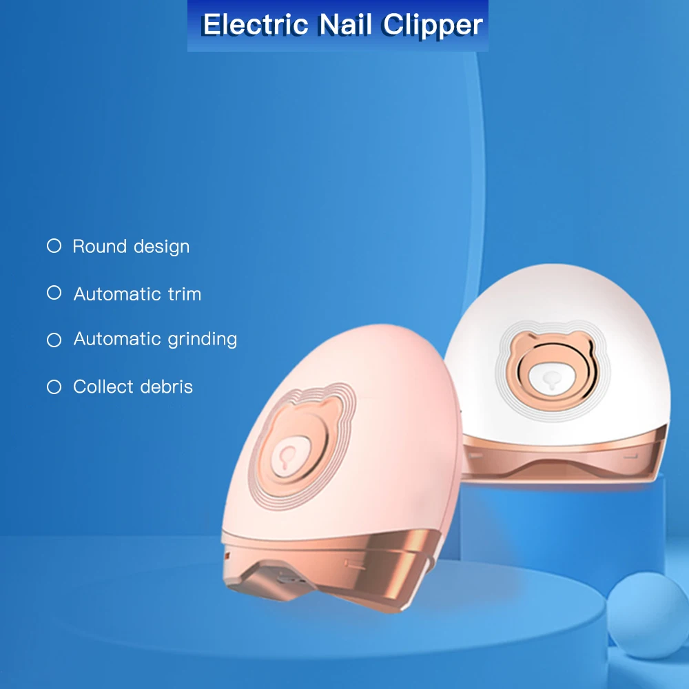 Rechargeable Clipper Usb Mini Portable Electric Manicure Bulk Toe Nail Shaper Cutter