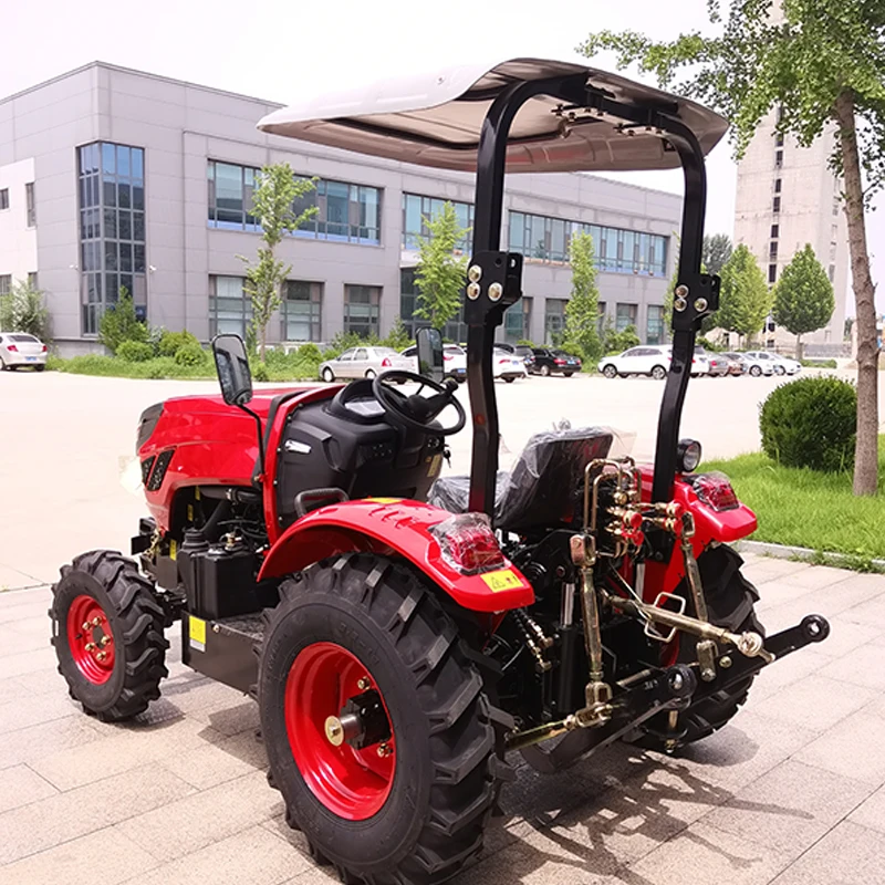 High efficiency agriculture trencher mini tractor garden tractor with front loader wheel tractor