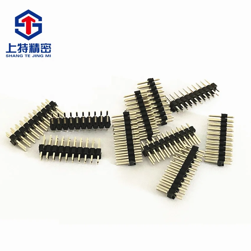 Factory Single Double Row 2.54mm PH 2X10P 13MM H Pin Header Female Header Connector
