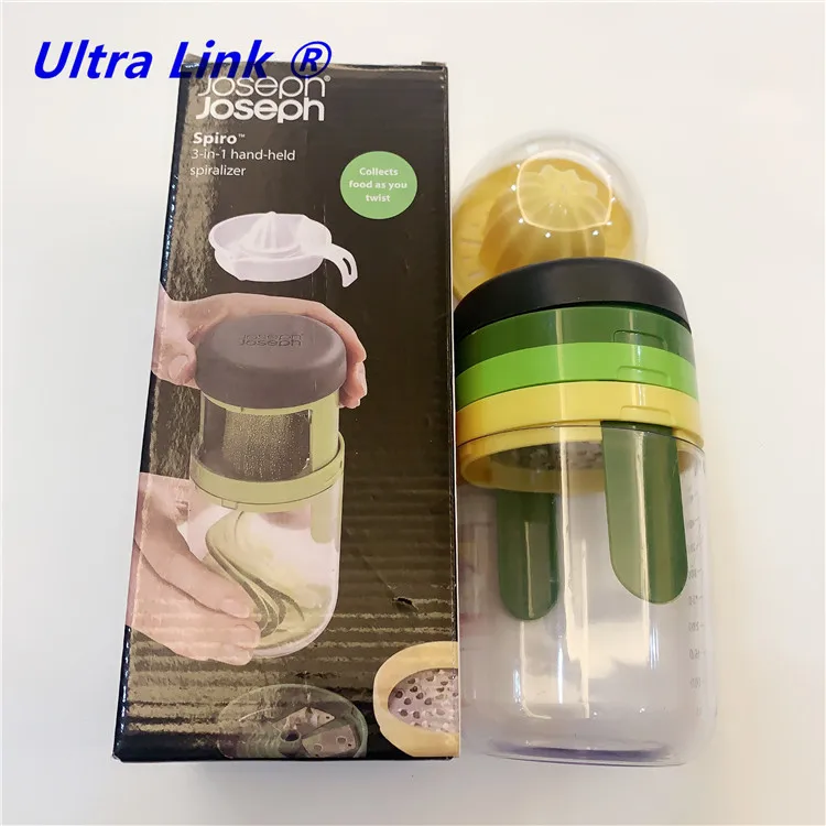 Factory supply unique design multi functional shredded vegetables rotating cup lemon juice