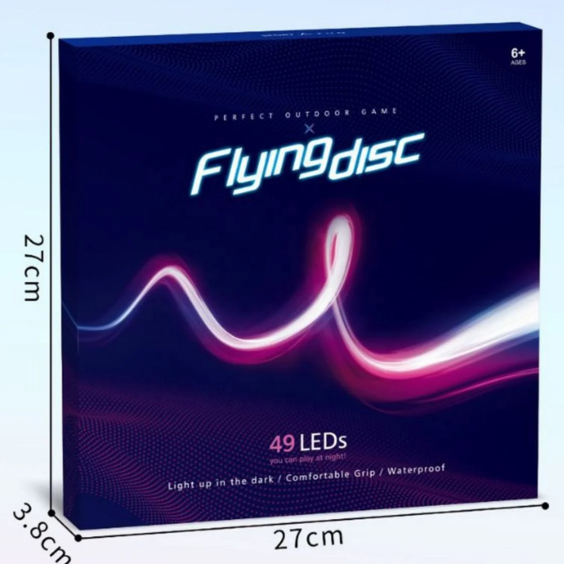 Children Outdoor Sports Flying Disk Game Toys Custom Logo Led Flying Disc