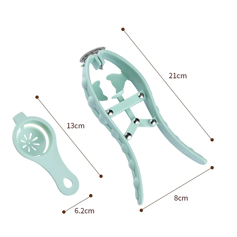 Wholesale Kitchen Cooking Baking Egg Cracker Tools useful Egg Cracking Opener peeler Utensils Gadget Restaurant Egg Shell Cutter