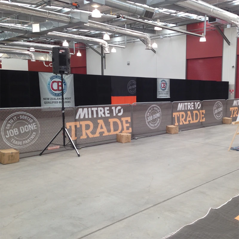 Custom Outdoor Advertising Printed Construction Site Fence Wrap Promotion Usage Wall Hanging Flex Banner PVC Vinyl Mesh Banner