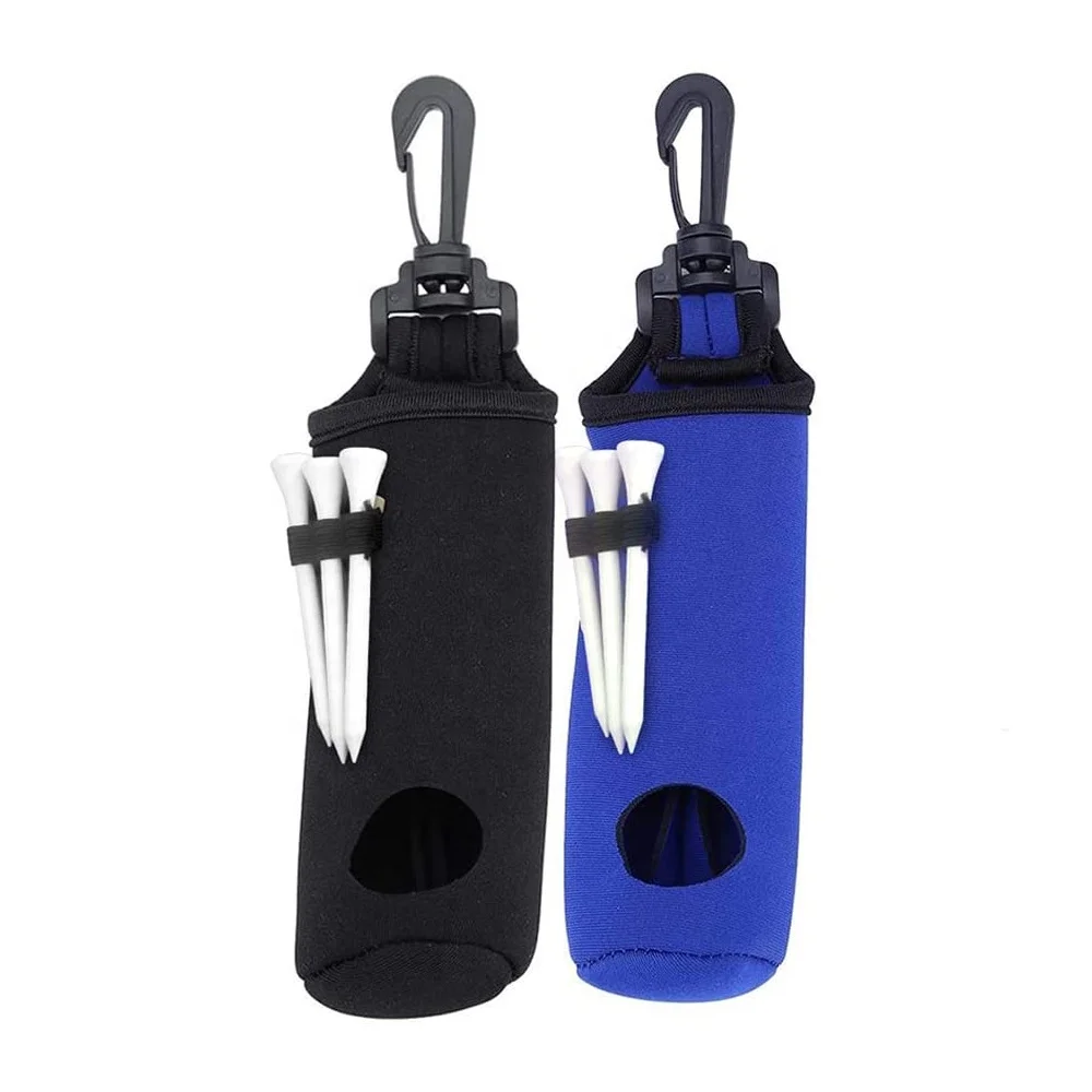 
Golf Balls Carrier Bag Neoprene mini golf balls and tee holder pouch Tees for 3 Balls 3 Tees 