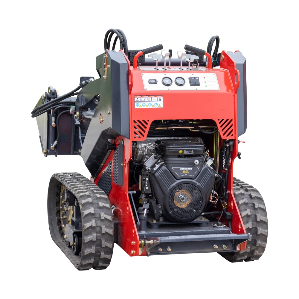 Mini skid steer loader snow plow skid steer loader