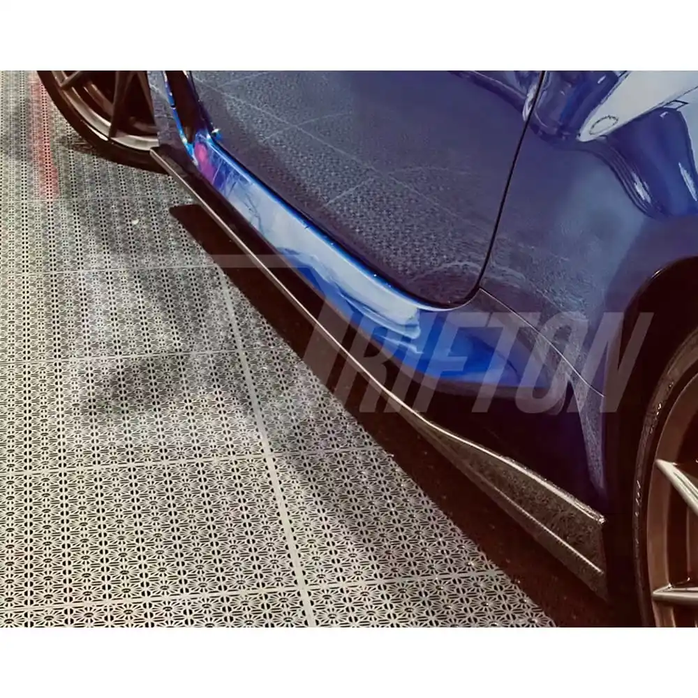 Greddy Style Carbon Fiber Side Skirt For Subaru BRZ ZD8 Toyota GR86 ZN8 Body Kit