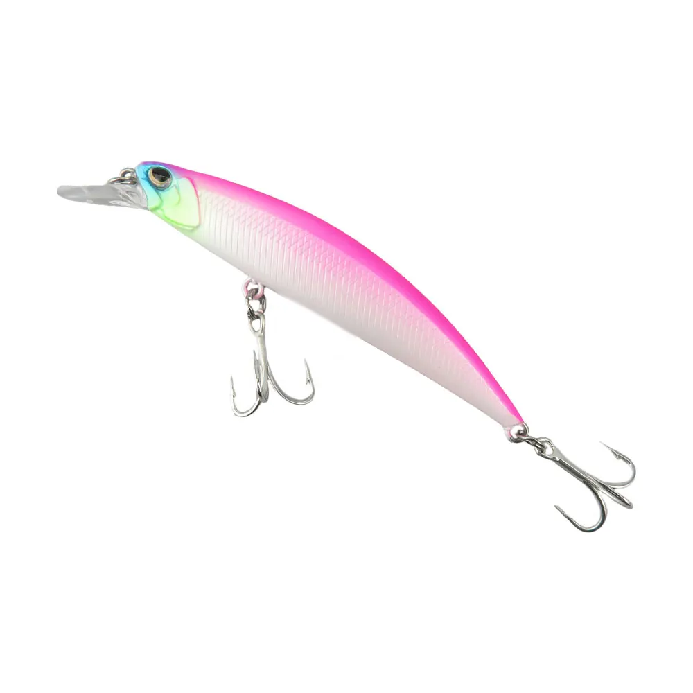 Factory direct new gradient pink minnow 93mm/13g hard bait fishing sunken minnow mackerel fishing minnow bait