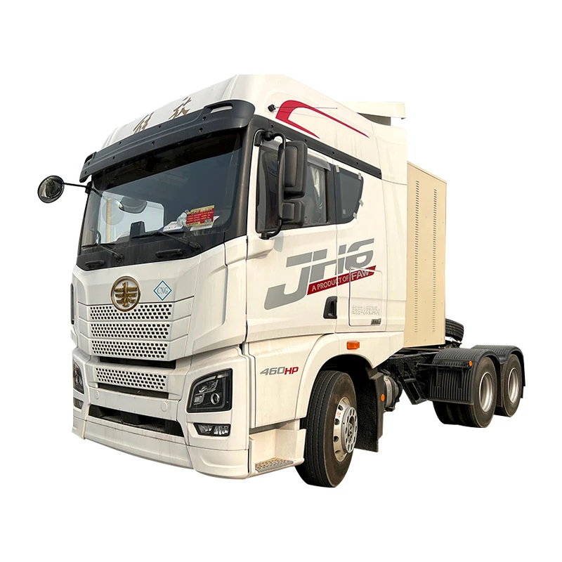 Головка трактора FAW Заводская низкая цена сверхмощный 6x4jh6 Подержанный новый трактор CNG для продажи