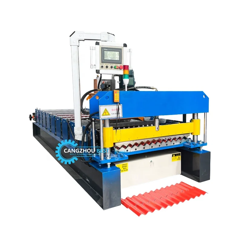 Factory Direct Sales New 836 Corrugated Aluminum Iron Roofing Sheet Making Machine For Cameroon