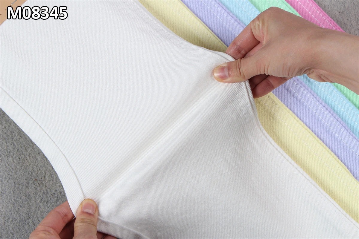 9.7OZ Prepare For Dyeing White Denim Fabric RFD Jeans Fabric Fro Garment Dyeing