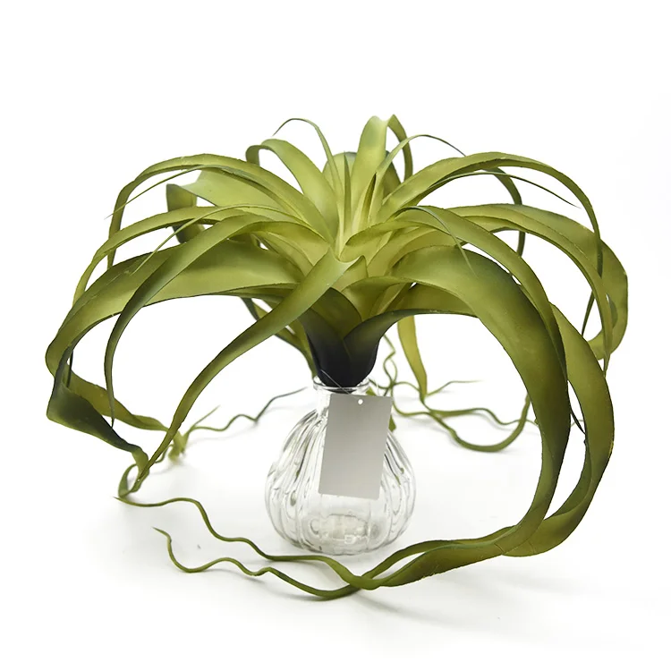 Indoor wall decoration natural faux plastic pineapple artificial air grass plants