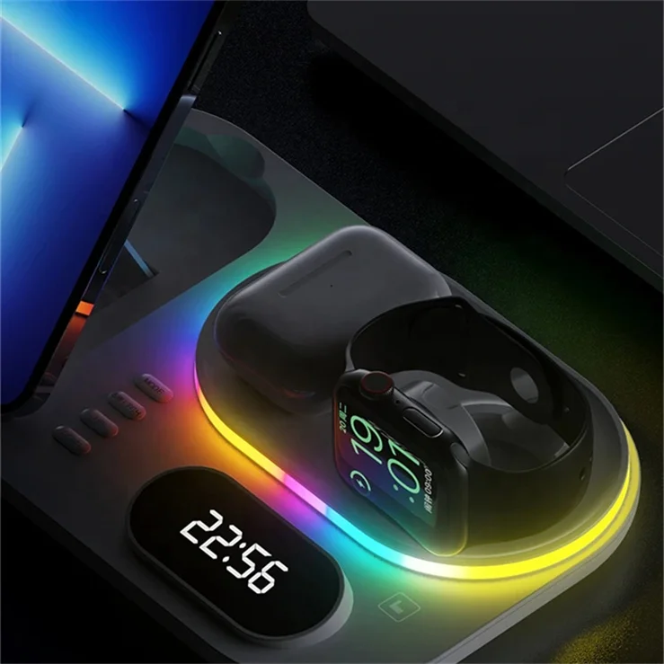 hot selling oem15w 10w fast qi wireless charger wireless charger stand 3 in 1 portable wireless charger For Iphone