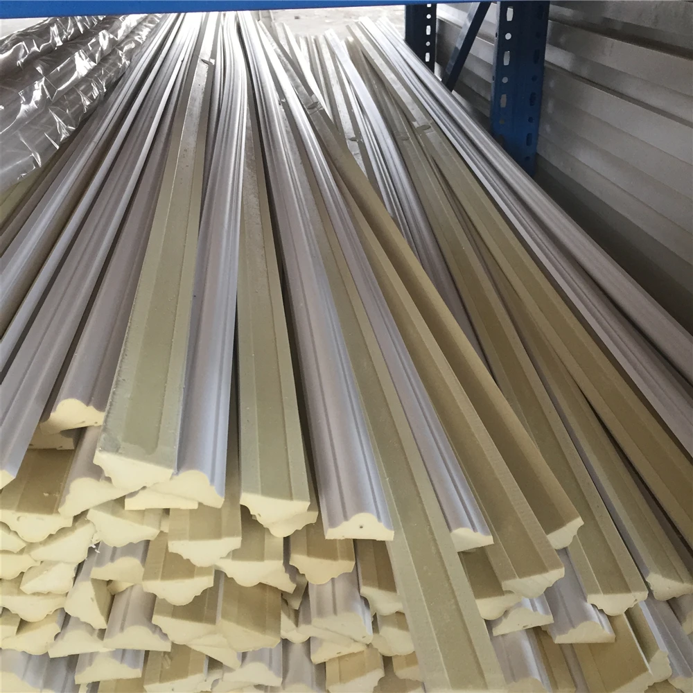  Искусственная пена украшения интерьера пластины стены литья Малайзии Горячая продажа 4 см wainscoting белый