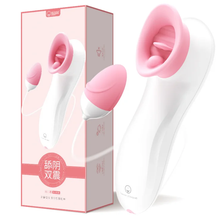 Lexiang Hi tidal tongue licking vibrator with jump egg clitoral sucking vibrator sex toys for woman