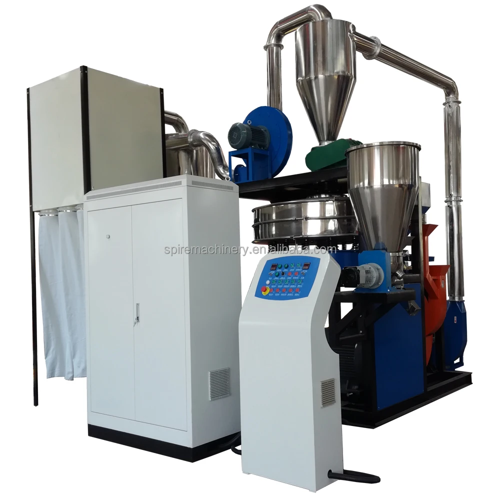 300-350kg 30-80mesh smf600 PVC board scraps pulverizer/UPVC pipe milling machine/UPVC pipe grinder with frequency inverter