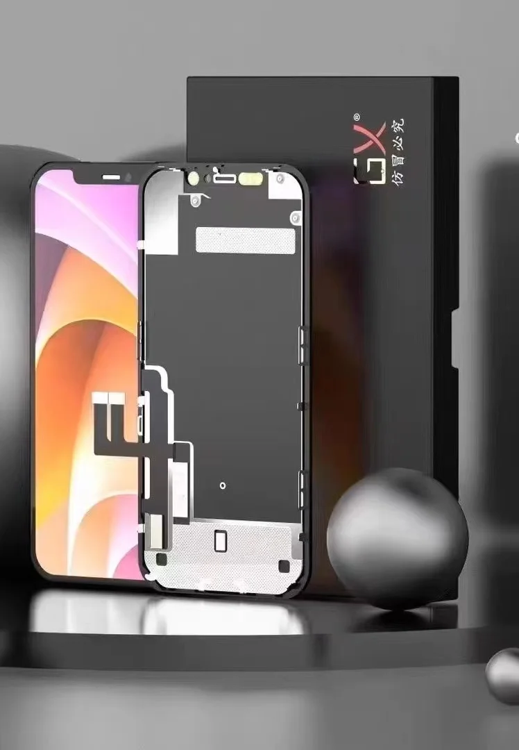 popular Soft Hard Gx Oled Screen For Iphone X Xs 11 12 Pro Max Lcd Touch Screen For 12 13 14 12 Mini Lcd Dsiaplay Replacement