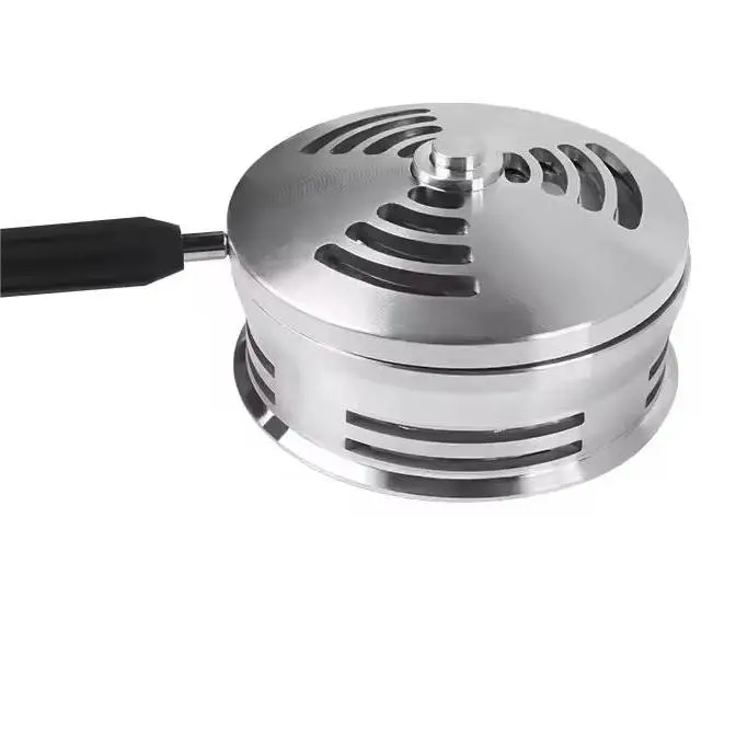 2024 new Metal Shisha Heat Management System Hookah Head Charcoal Stove Burner Heat Keeper Smoking Accessories