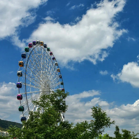 Professional factory product  best selling  amusement park rides 65m ferris wheel for sale