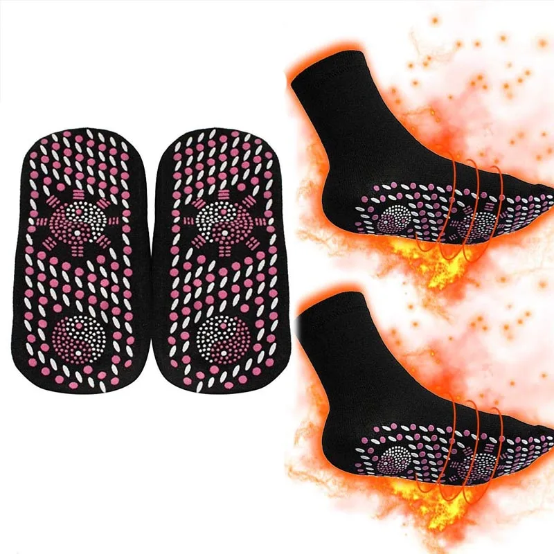 Self Heating Socks Magnetic Massage Socks Tourmaline Outdoor Breathable Anti-Freezing Warm Foot Socks