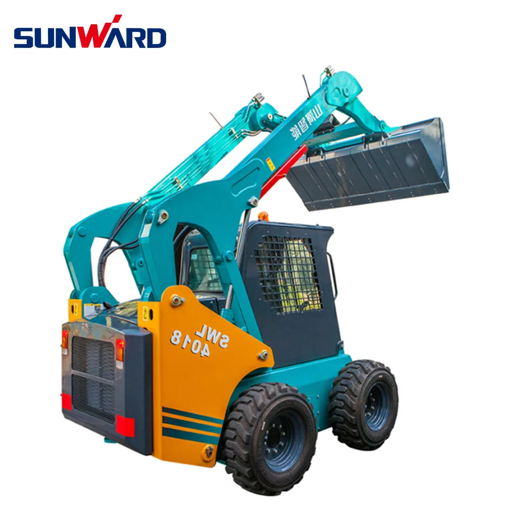 SUNWARD SWL2820 Wheeled skid steer loader 6 ton wheel in low price