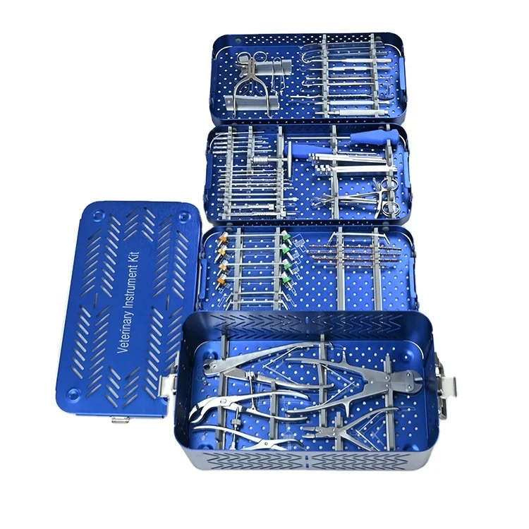 vet metal instrument product veterinary surgical instrument kit