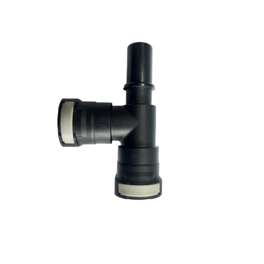 Automobile Hose Line Connection Used on Fuel Injection Systems With SAE 5/8 in 15.82 T-Type Tee Quick Connector