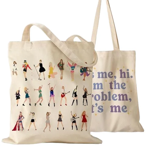Custom Fashion Plain Reusable Print Shopping Bag Customizable Size Solid Color Canvas Shoulder Tote Bag With Logo