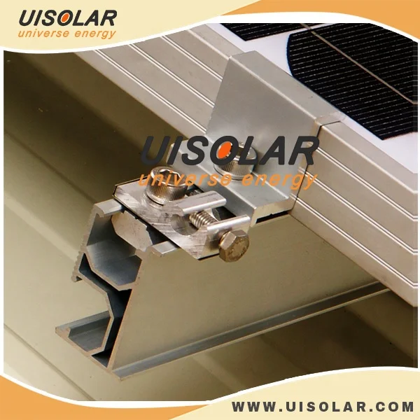 UISOLAR Wholesale L Foot Solar Mounting Brackets l feet clamp solar mounting roof solar l feet components