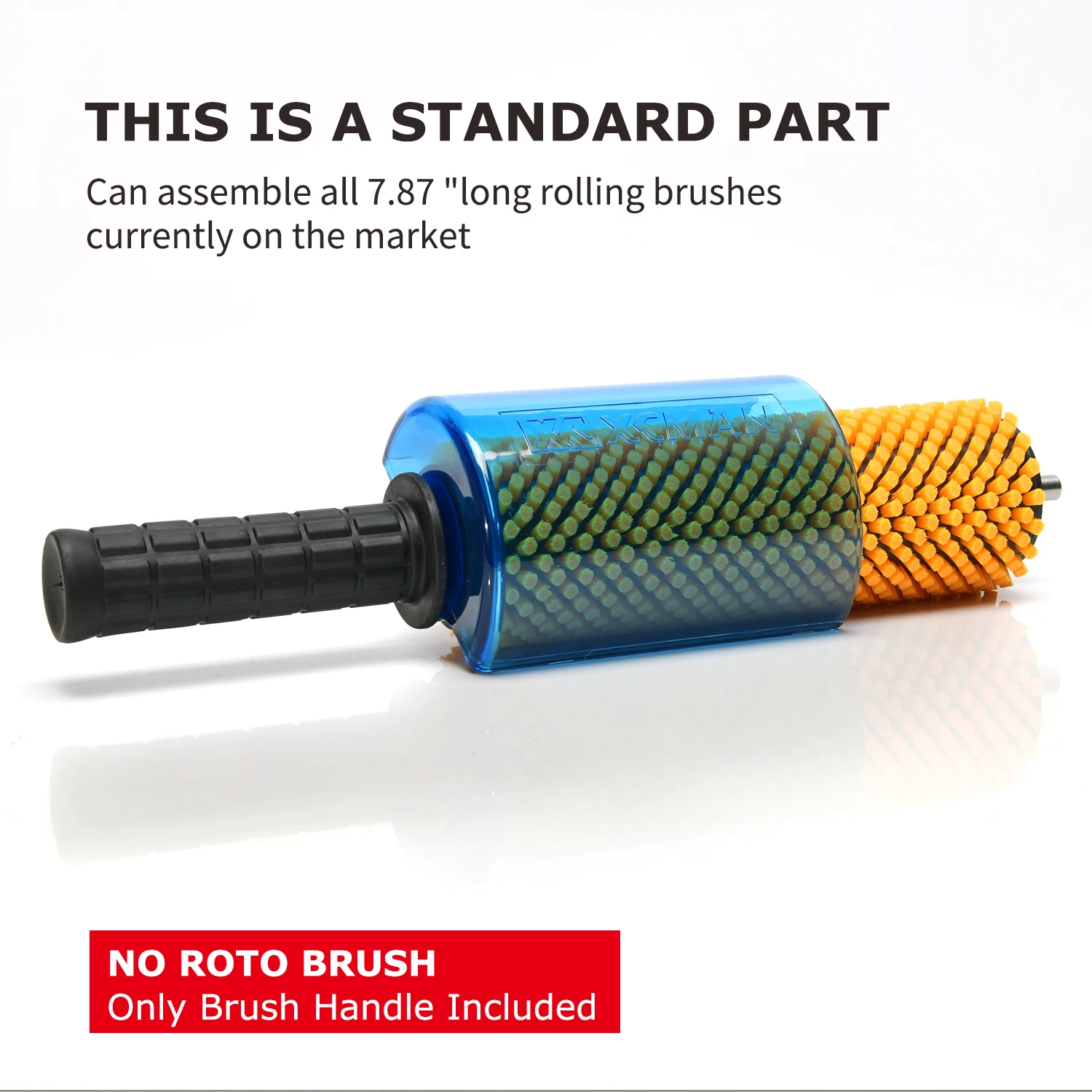 Snowboard Roto Soft Nylon Brush for Waxing Fits 10mm Hex Shaft 200mm Length