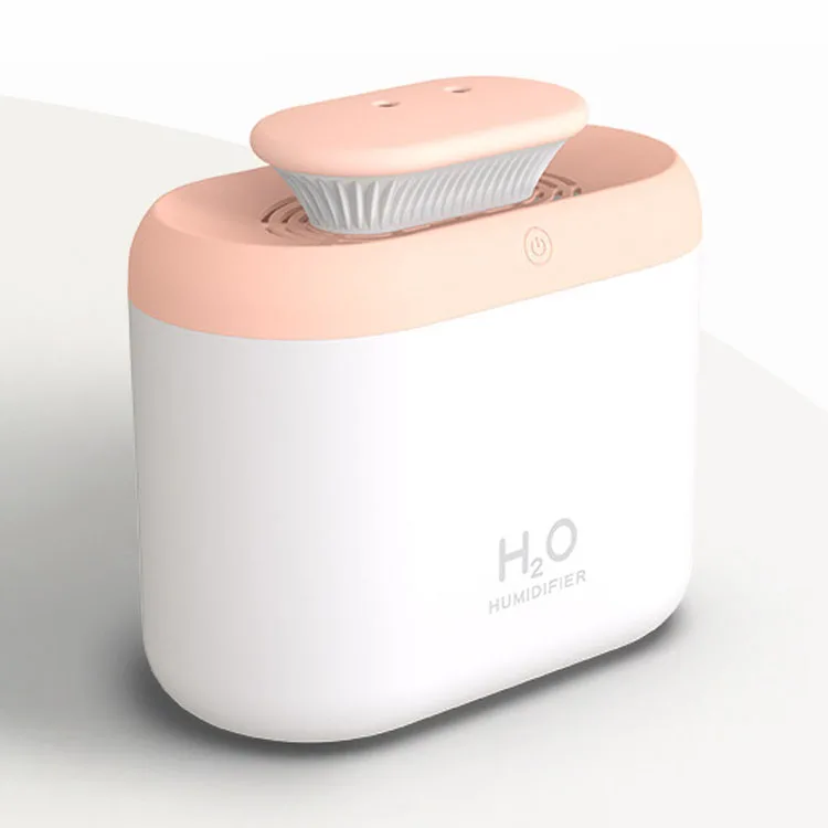 3L Double Nozzle Air Humidifier Cool Mist Aroma Essential Oil Diffuser Ultrasonic USB Air Humidifier With Coloful LED light