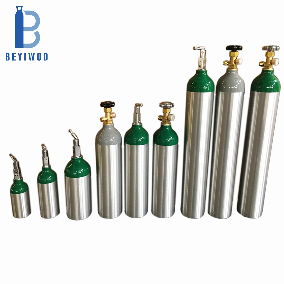 Portable Medical Aluminum Oxygen Cylinder Medical MD ME 2.75L 4.55L Oxygen Cylinder Oxygen Gas Cylinder