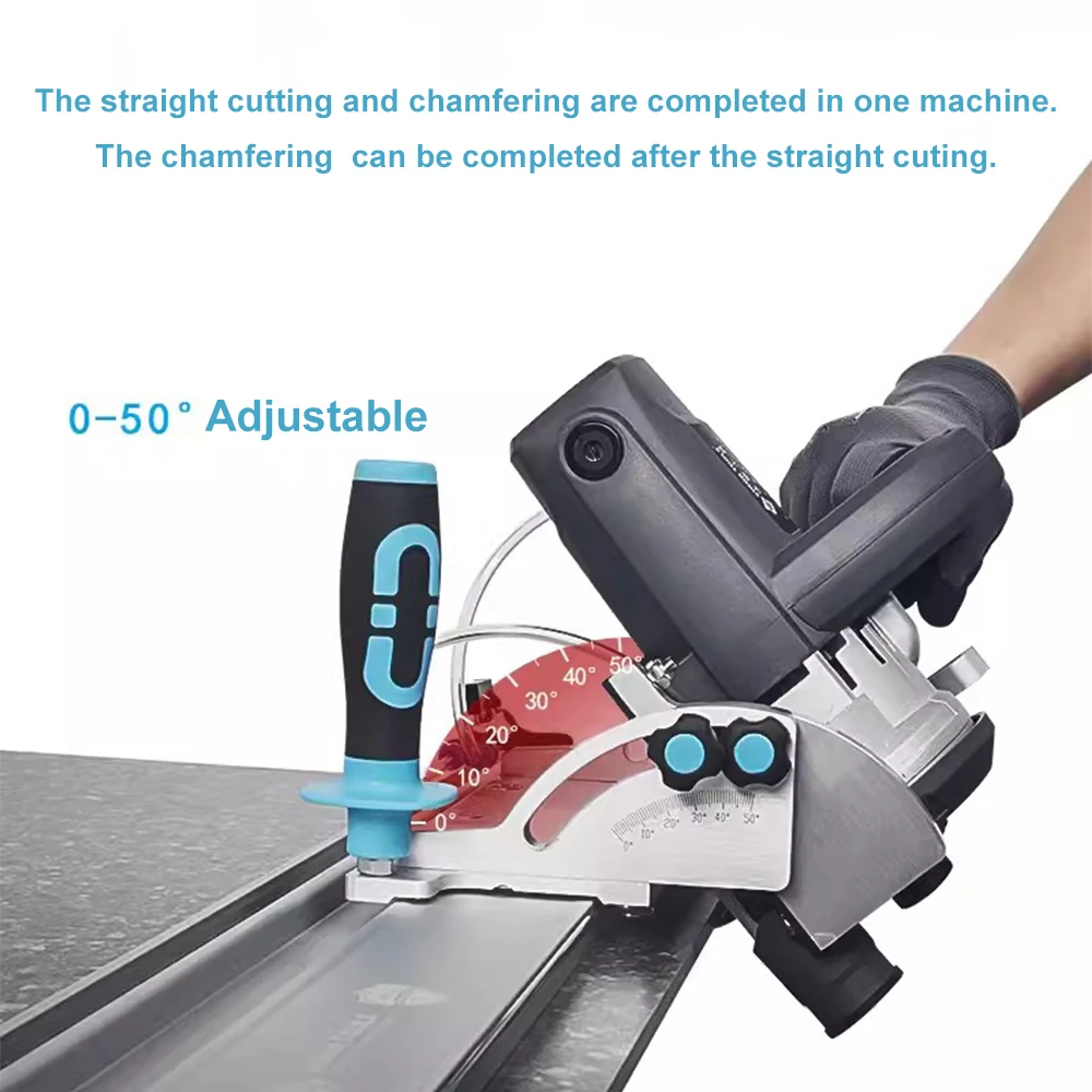 Ceramic Tile Cutting Machine 45 Degrees Electric Wet Cutter for Slab Marble Porcelain Tile