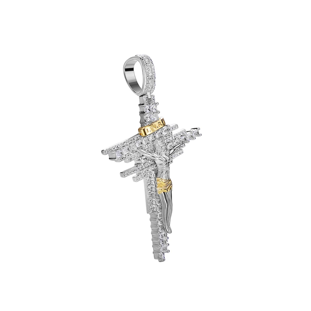 Christian Cross Jewelry Cross Charm Pendant Jesus Cross Pendant Hip Hop Pendant