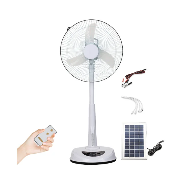 Hot Sale industrial fan electric stand fan oscillating rechargeable fan 16' led light