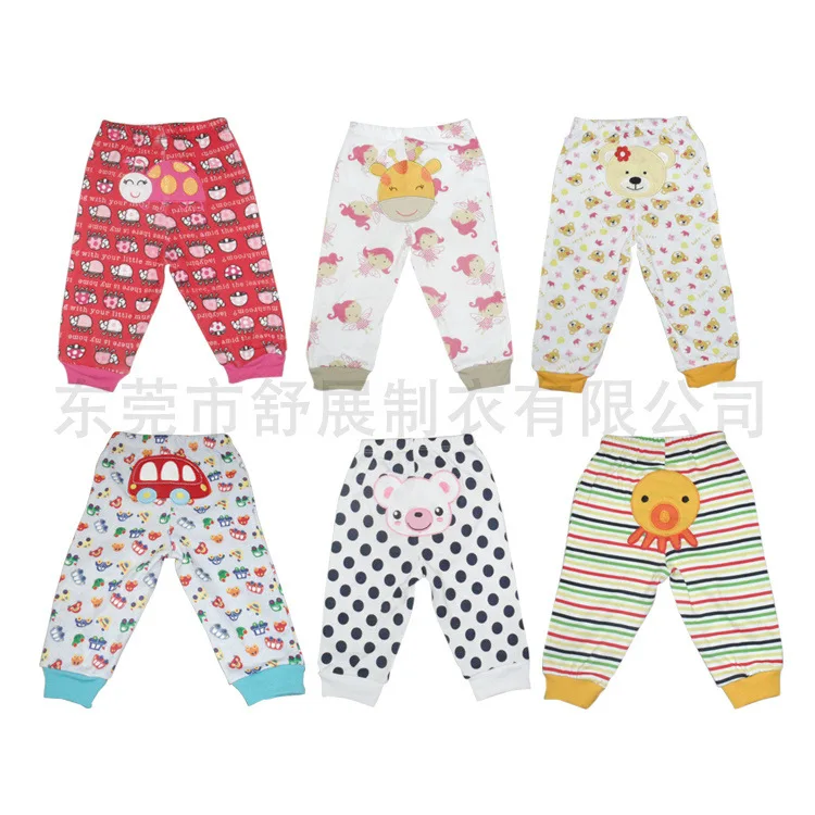 
5 pieces Cartoon cute Leggings baby PP pants 100% cotton 