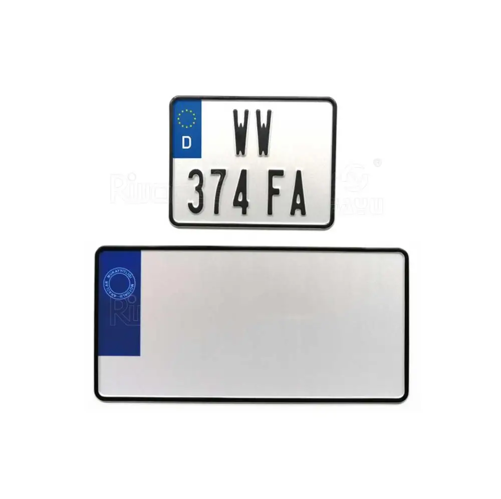 custom metal embossed aluminum car license plate souvenir car license plate
