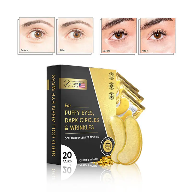 Маска под глазами, 24 каратного цвета