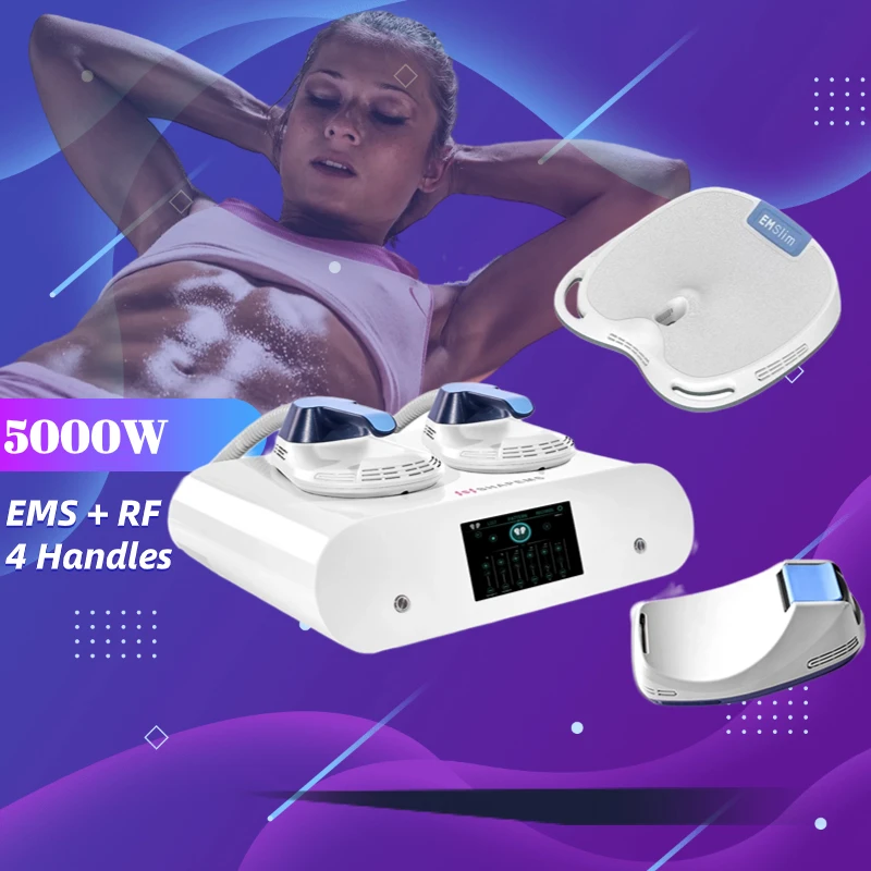 2 handles 5000W 13 tesla zero body sculpt nova sculpting emslim hip electronic muscle stimulate ems slimming machine
